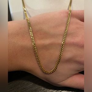 Gold Plated Cuban Link Chain